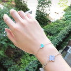 [Imperial] BUTTERFLY TURQUOISE BUTTERFLY BRACELET SILVER