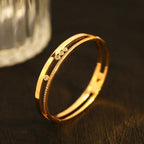 [Imperial] Move Romane Diamond Bangle Bracelet