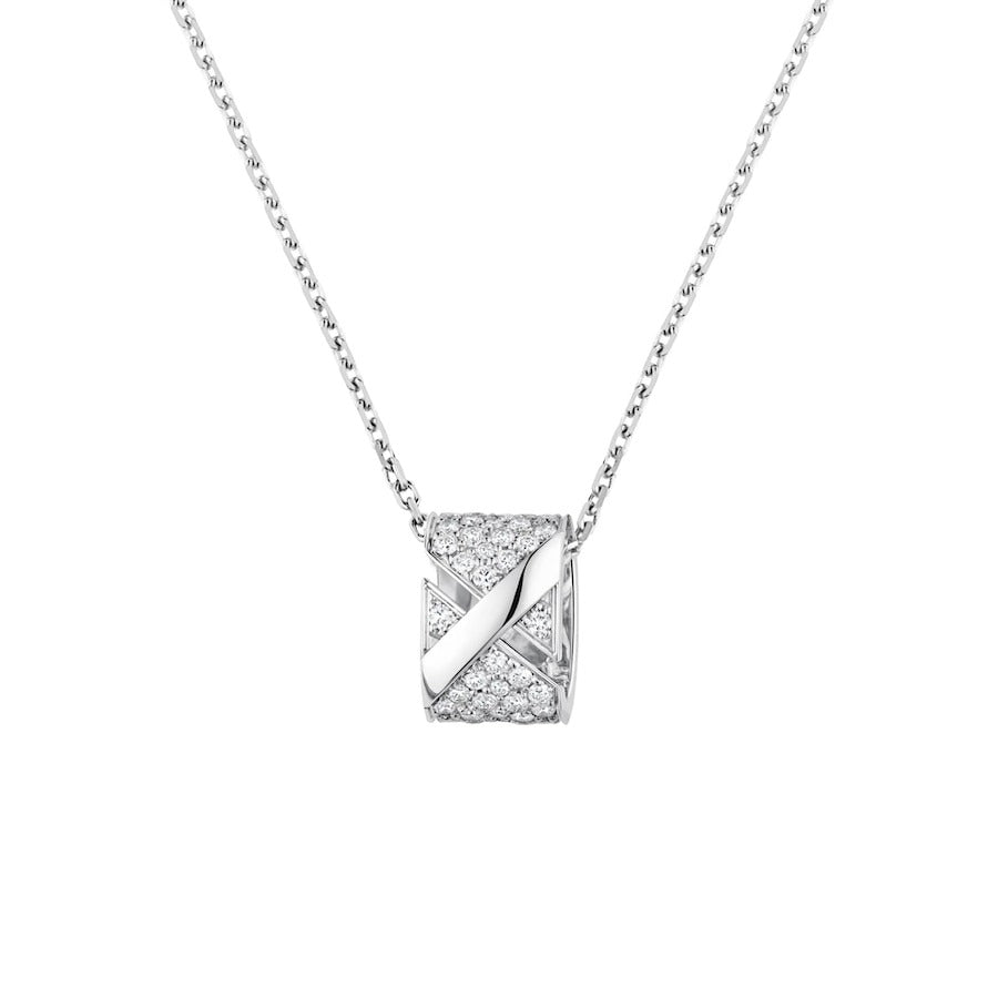 [Imperial] LIENS EVIDENCE DIAMOND PAVED NECKLACE