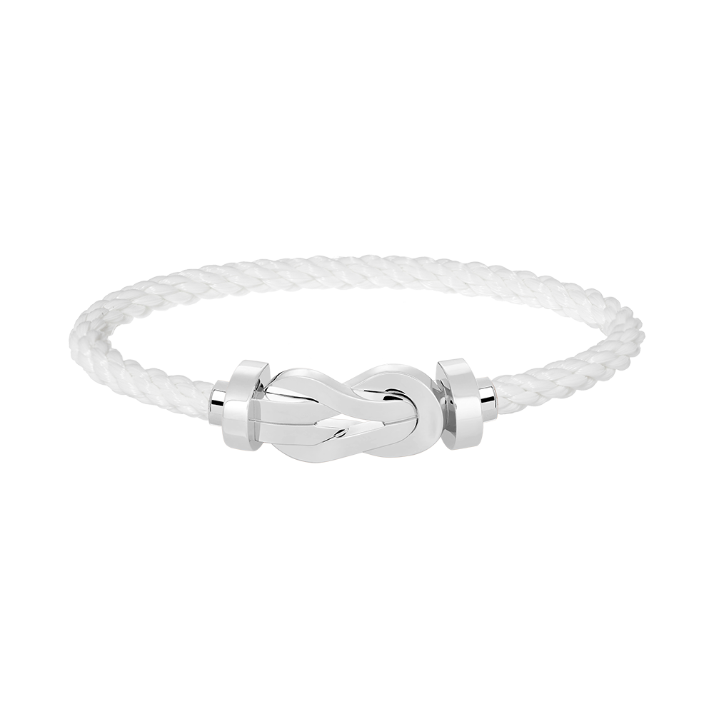 [Imperial] CHANCE LARGE 8 FIGURE BUCKLE NO DIAMOND BRACELET SILVER