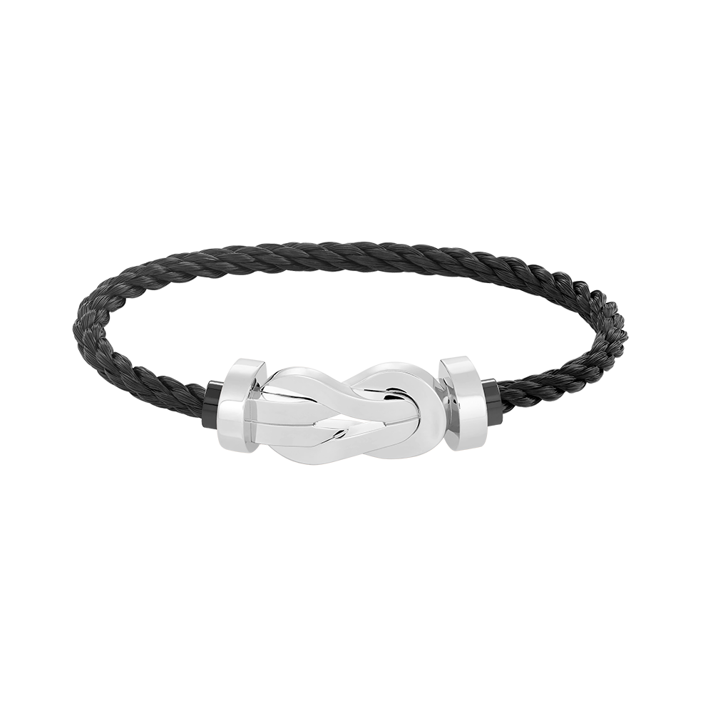 [Imperial] CHANCE LARGE 8 FIGURE BUCKLE NO DIAMOND BRACELET SILVER