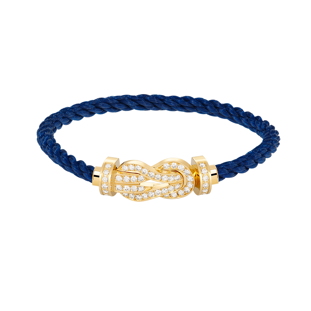 [Imperial] CHANCE LARGE 8 FIGURE BUCKLE FULLDIAMOND BRACELET GOLD