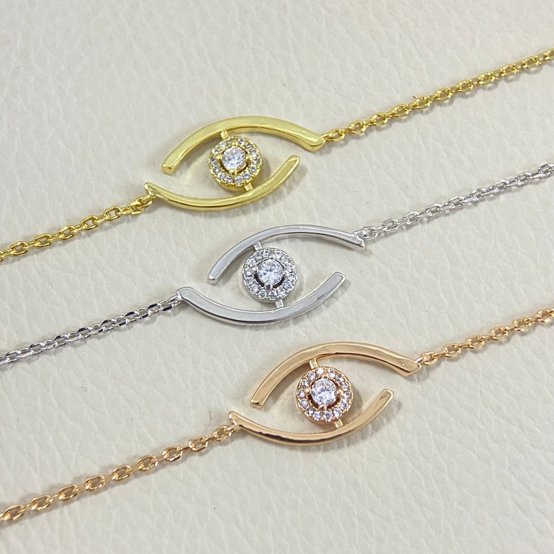 [Imperial] Lucky Eye Pave-Set Diamond Bracelet