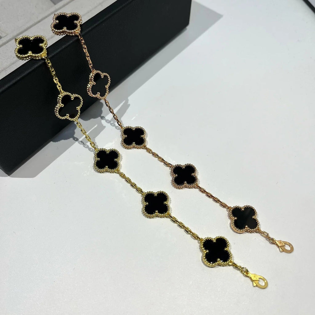[Imperial]New CLOVER 5 MOTIF ONYXS BRACELET COLLECTION