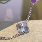 [Imperial]New  CLOVER 5 MOTIF VIOLET BRACELET COLLECTION