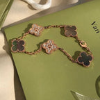 [Imperial]New CLOVER 5 MOTIF GRAY MOP BRACELET COLLECTION