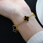 [Imperial]New CLOVER 5 MOTIF ONYXS BRACELET COLLECTION