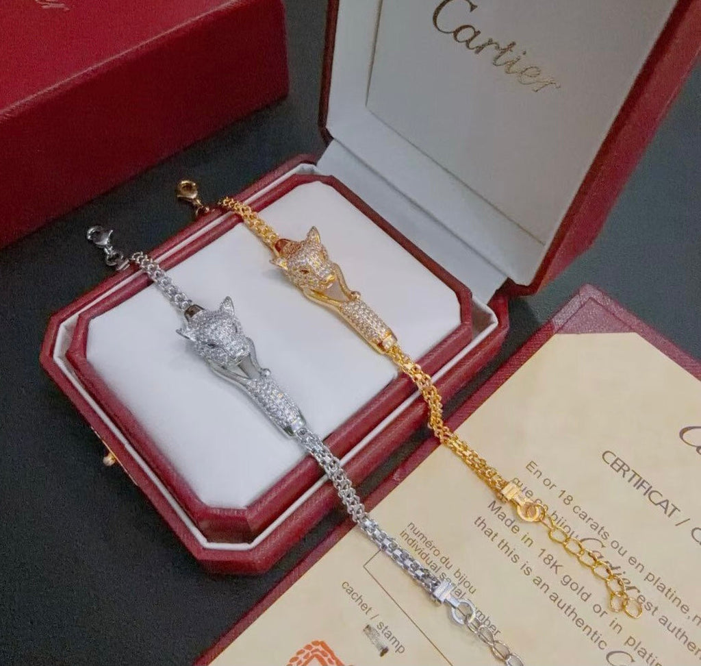 [Imperial]  PANTHERE  BRACELET DIAMONDS