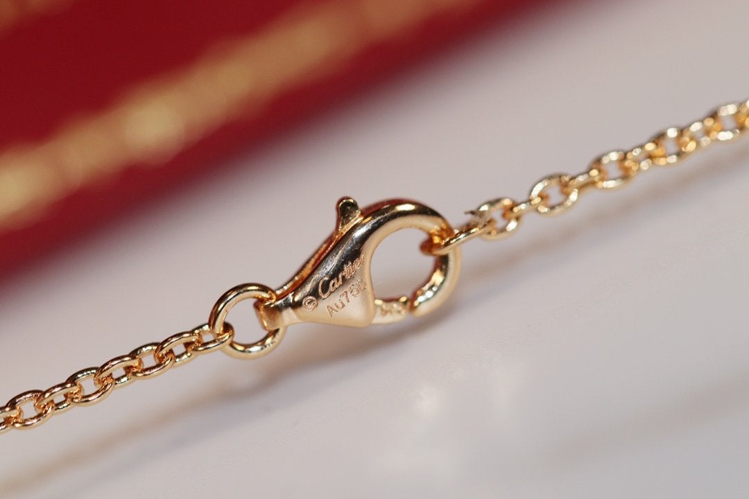 [Imperial] LOVE NECKLACE PINK GOLD AND SILVER
