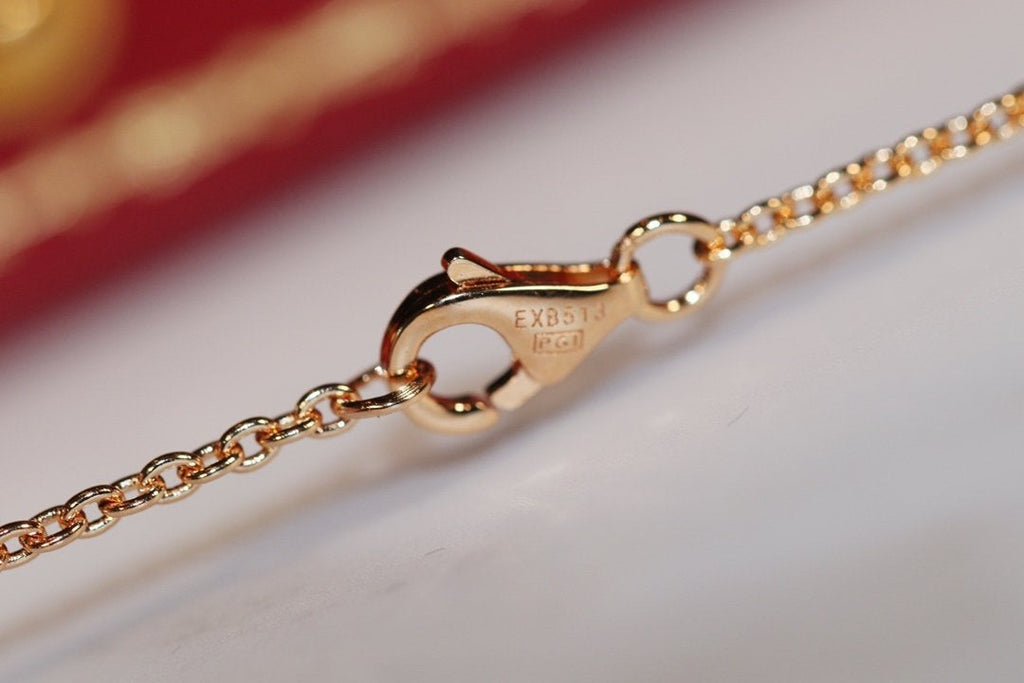 [Imperial] LOVE NECKLACE PINK GOLD AND SILVER