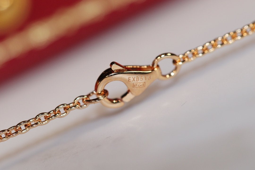 [Imperial] LOVE NECKLACE PINK GOLD AND SILVER
