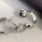 [Imperial] LOVE EARRINGS 2.65MM SILVER