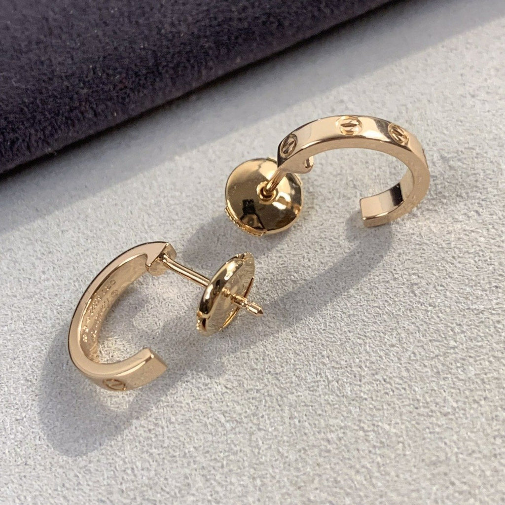 [Imperial] LOVE EARRINGS 2.65MM PINK GOLD