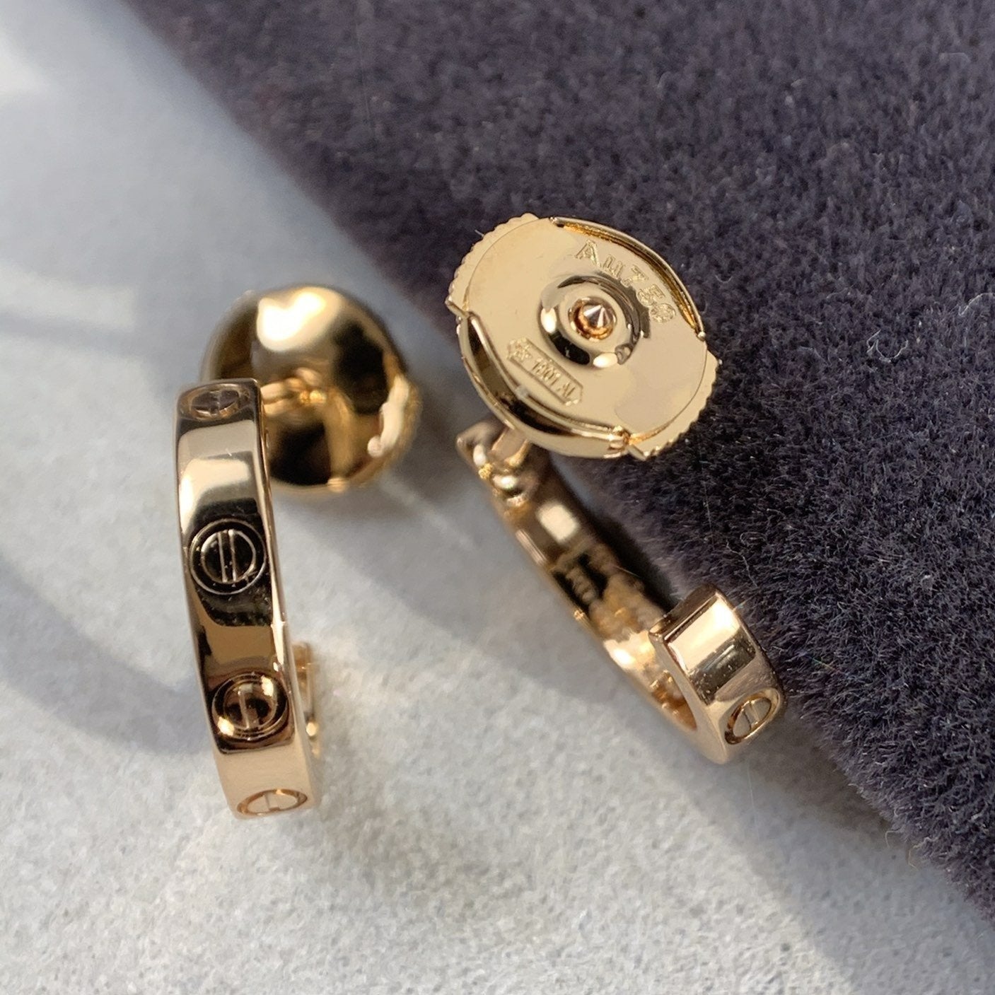 [Imperial] LOVE EARRINGS 2.65MM PINK GOLD