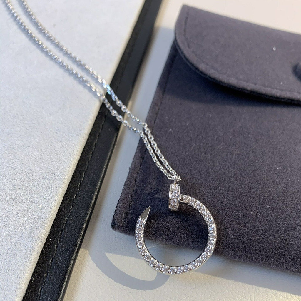 [Imperial] JUSTE NECKLACE SILVER DIAMONDS
