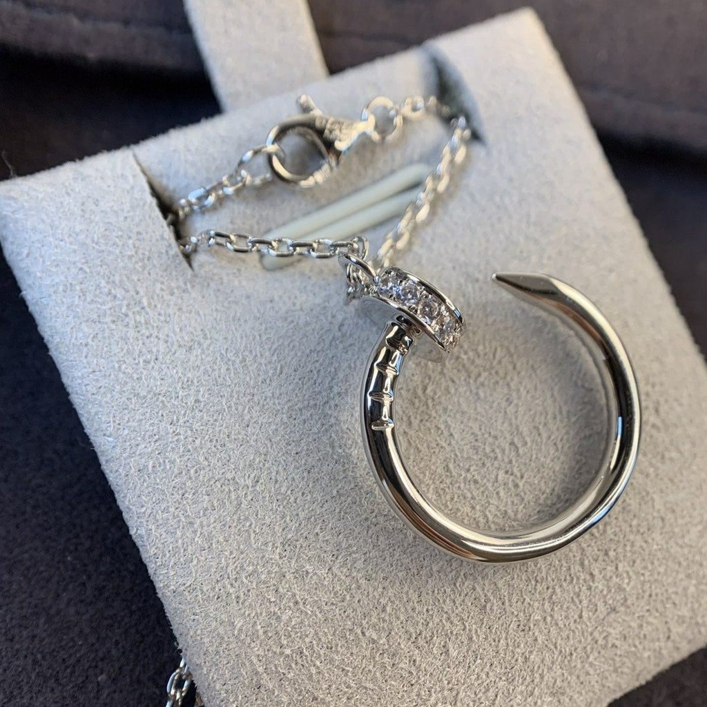 [Imperial] JUSTE NECKLACE SILVER DIAMONDS