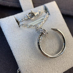 [Imperial] JUSTE NECKLACE SILVER DIAMONDS
