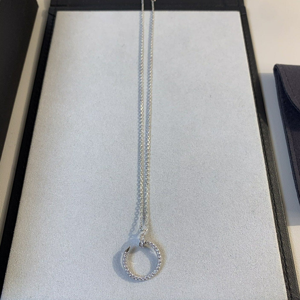 [Imperial] JUSTE NECKLACE SILVER DIAMONDS