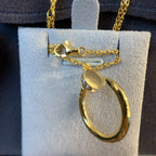 [Imperial] JUSTE NECKLACE GOLD DIAMONDS