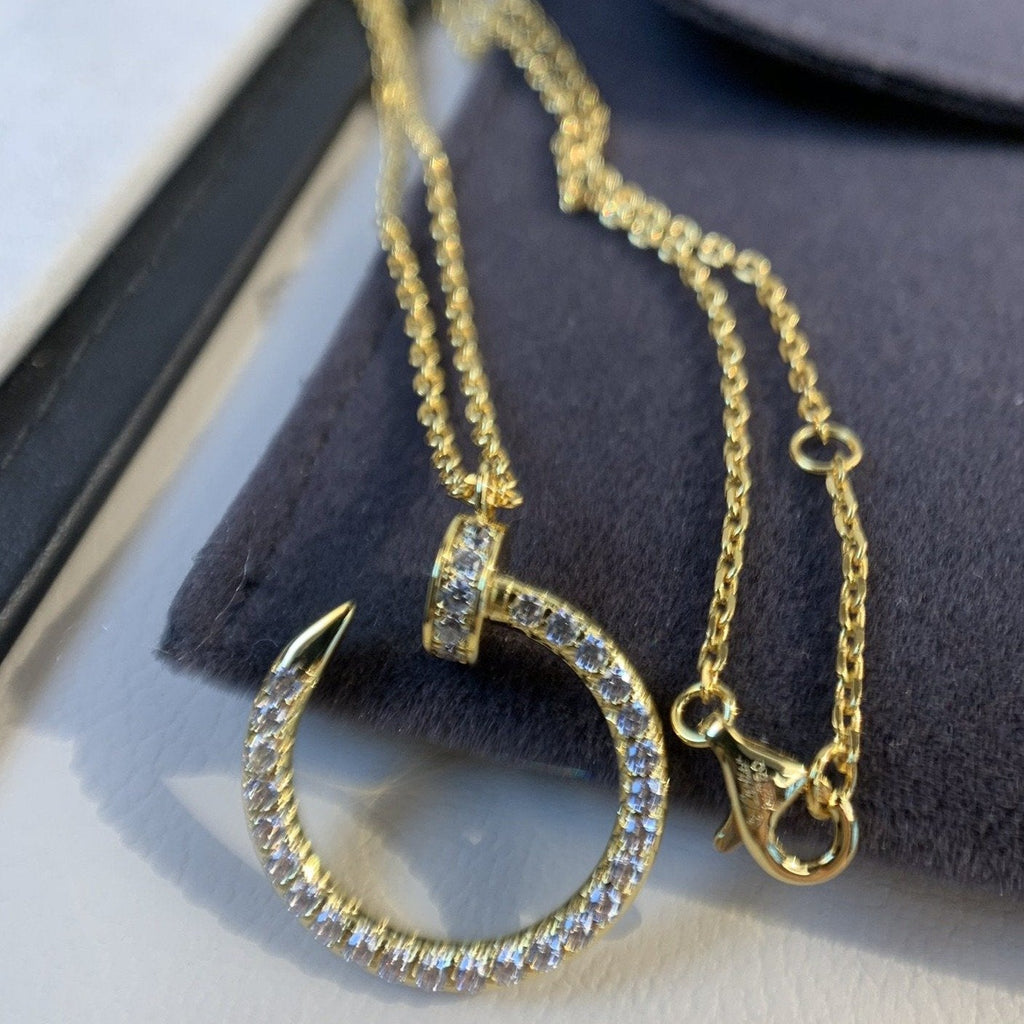 [Imperial] JUSTE NECKLACE GOLD DIAMONDS