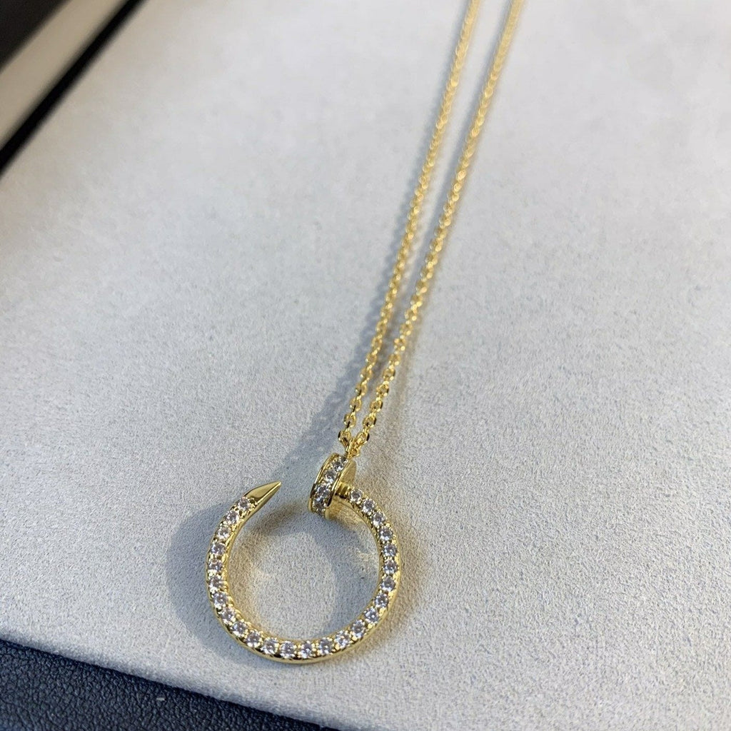 [Imperial] JUSTE NECKLACE GOLD DIAMONDS