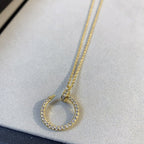 [Imperial] JUSTE NECKLACE GOLD DIAMONDS