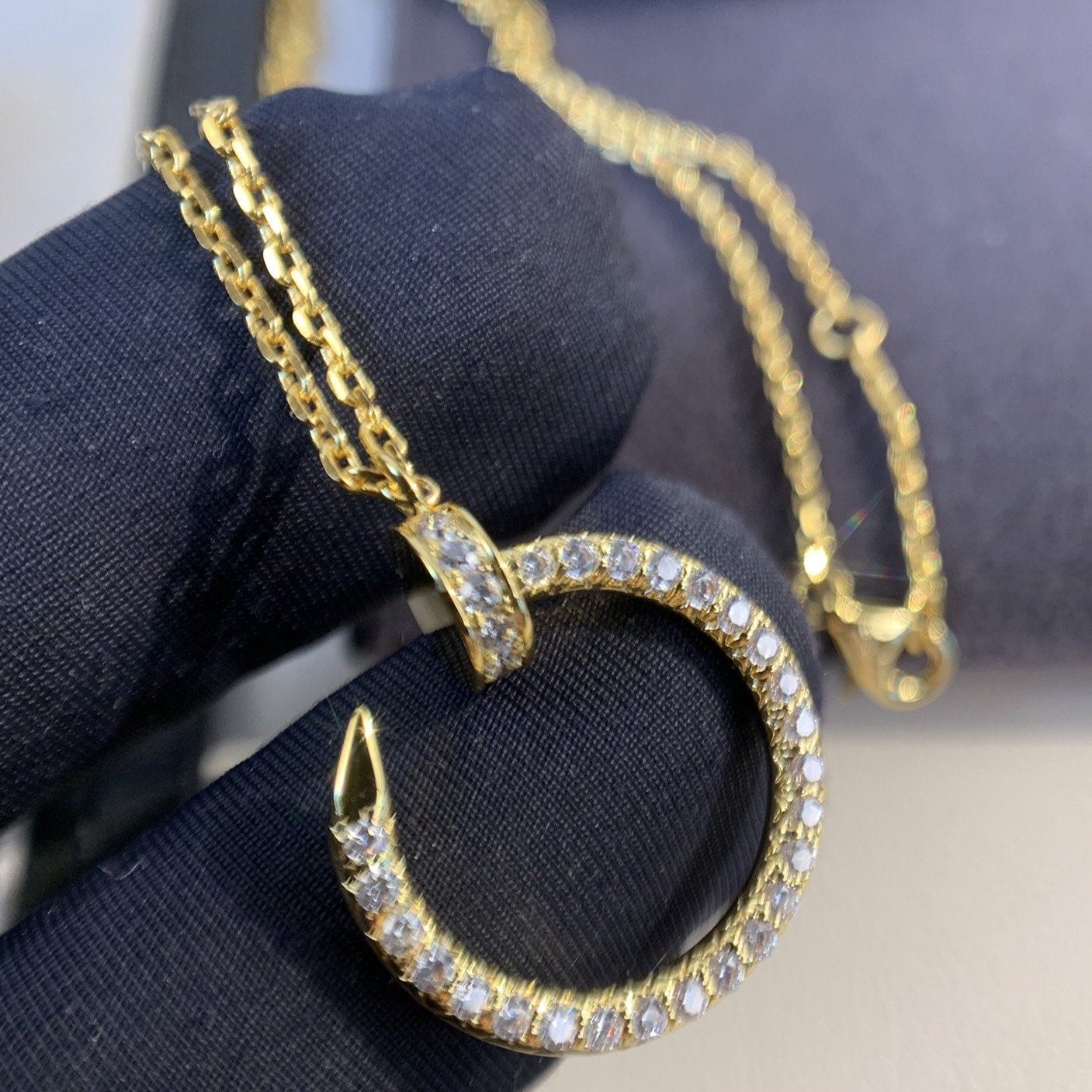 [Imperial] JUSTE NECKLACE GOLD DIAMONDS