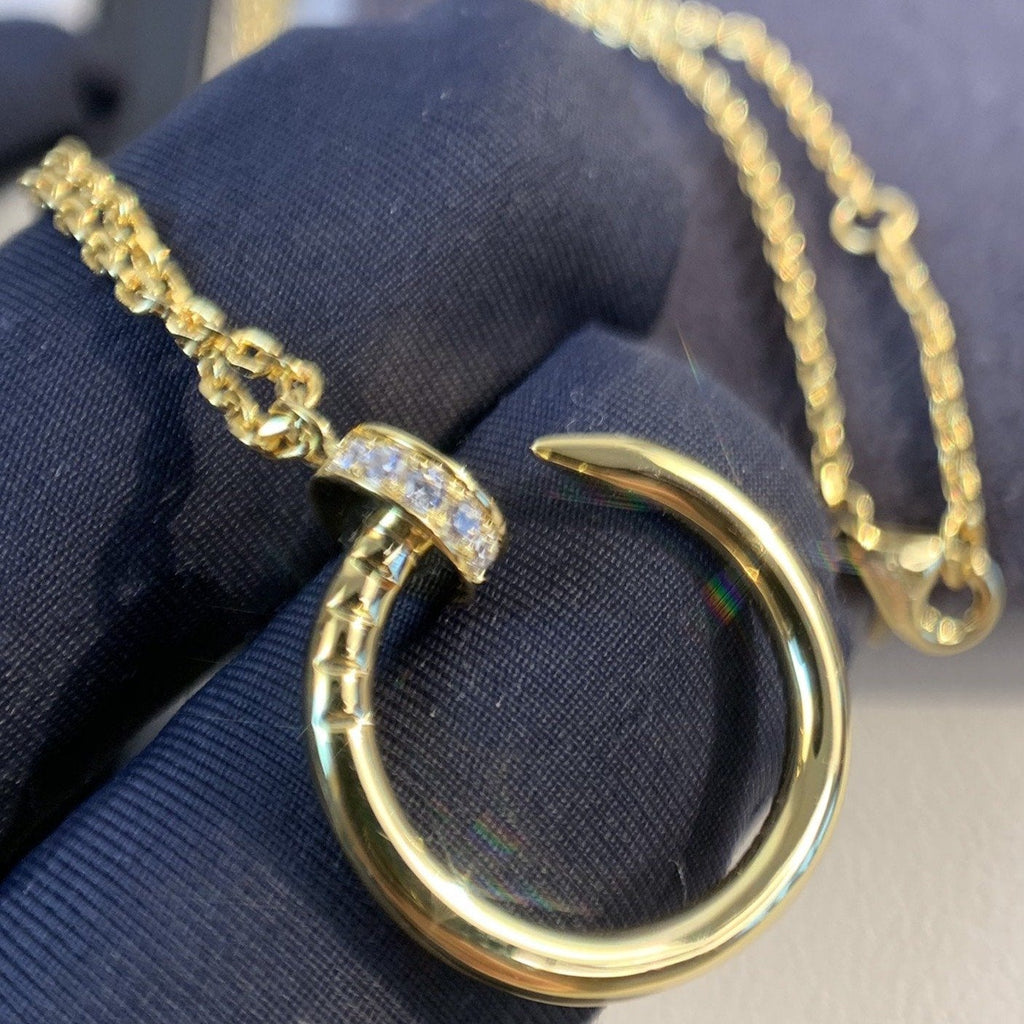 [Imperial] JUSTE NECKLACE GOLD DIAMONDS