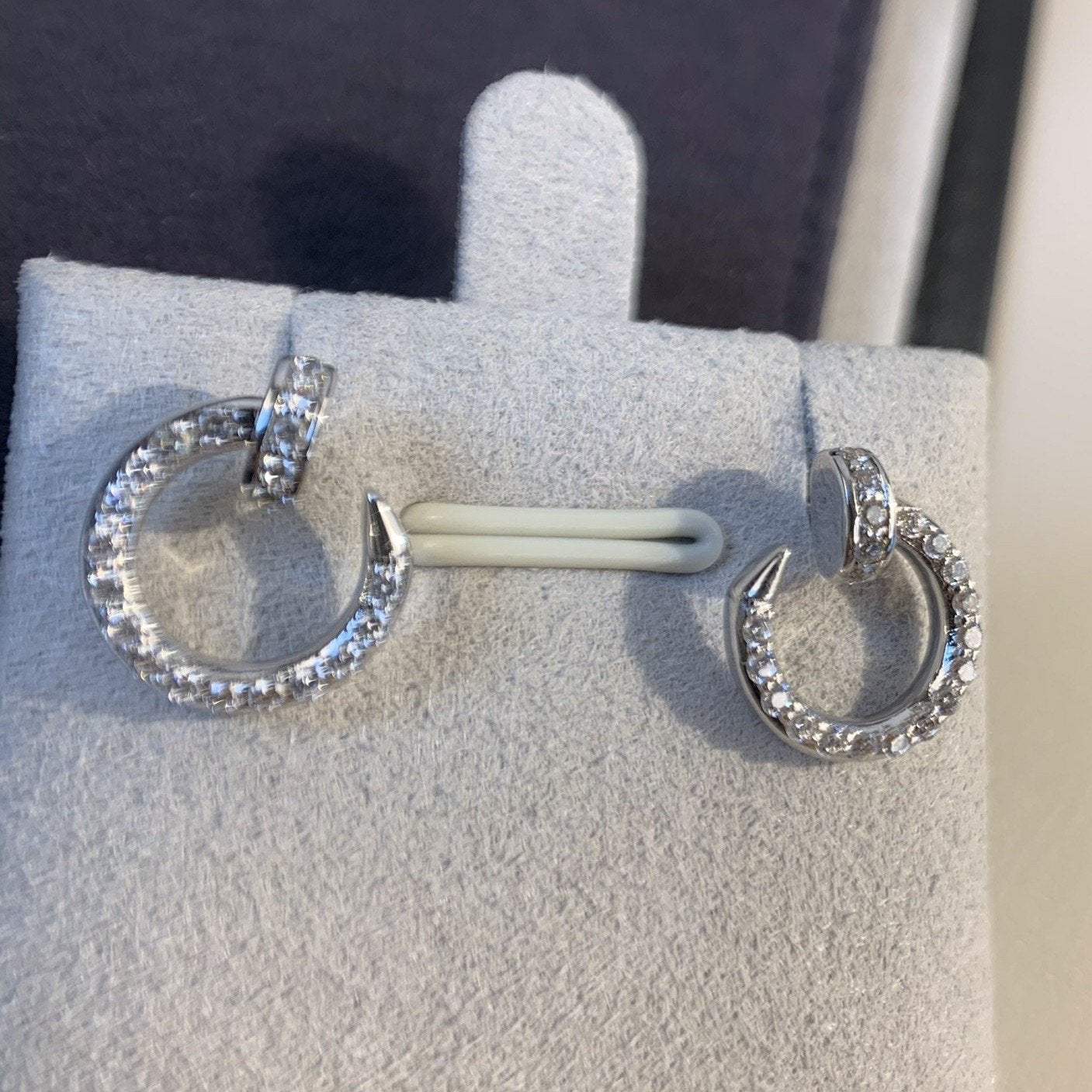 [Imperial] JUSTE EARRINGS SILVER DIAMONDS