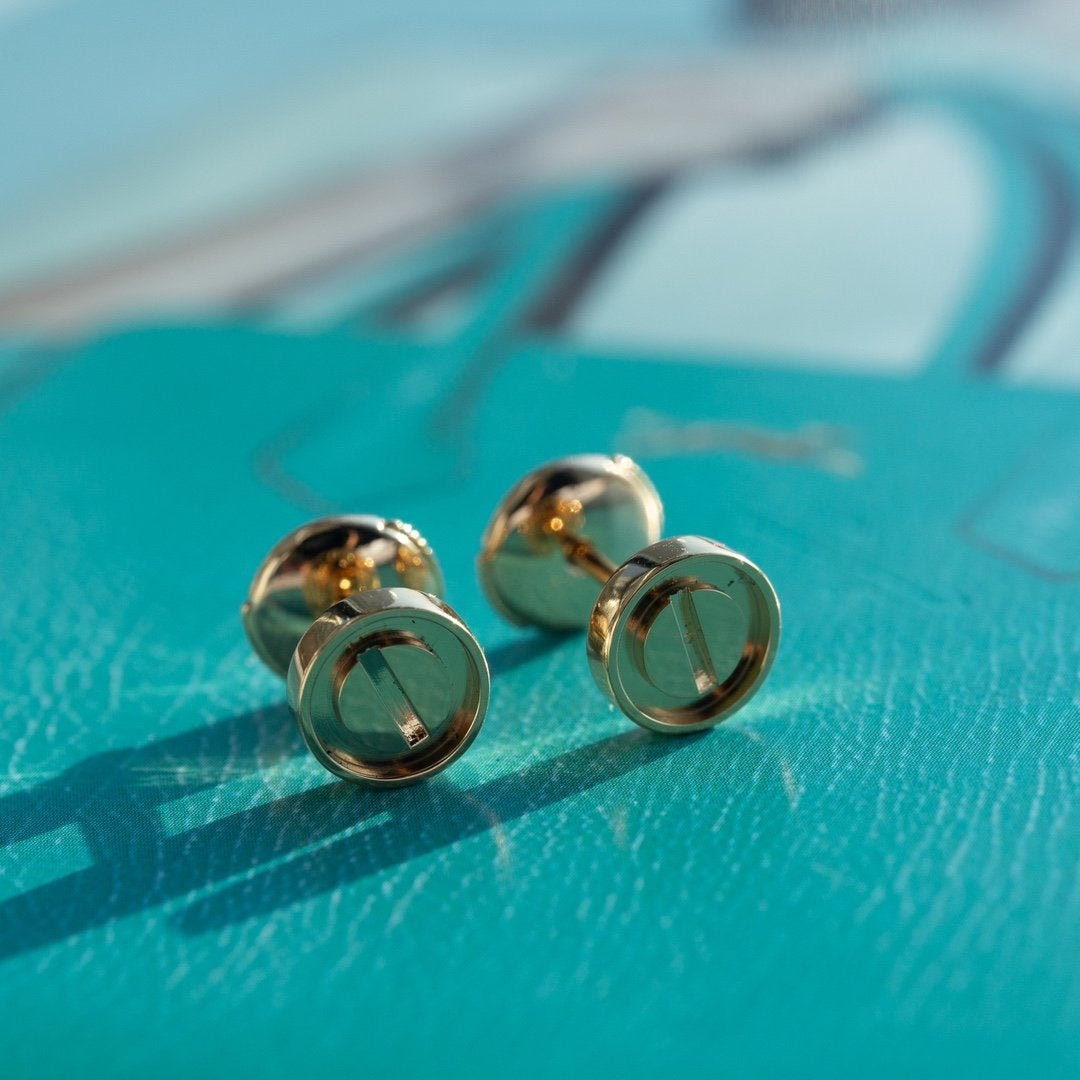 [Imperial] LOVE EARRINGS PINK GOLD 10MM