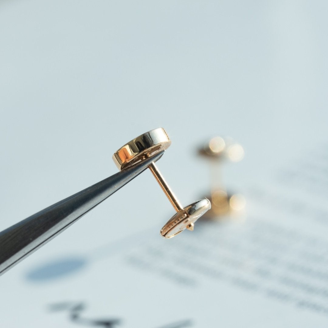 [Imperial] LOVE EARRINGS PINK GOLD 10MM