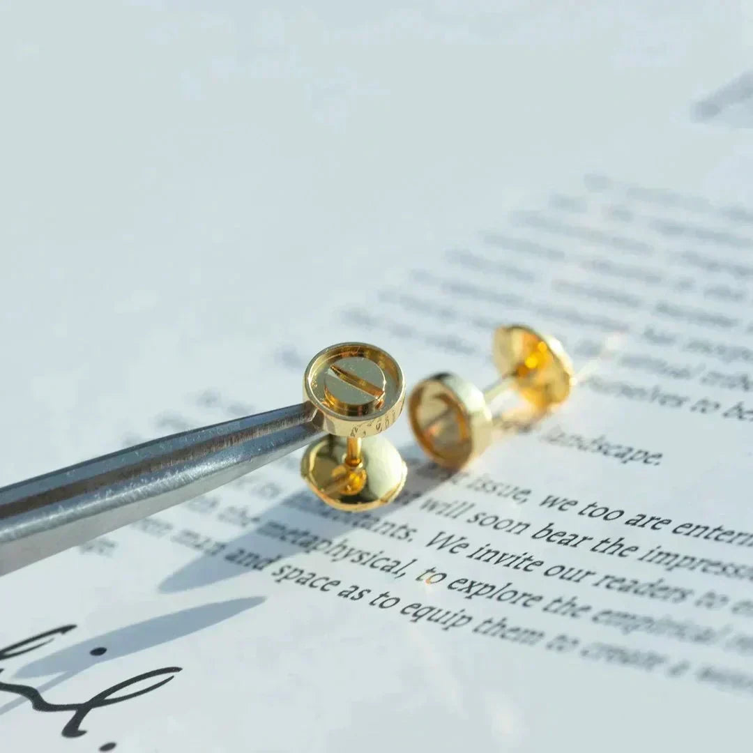 [Imperial] LOVE EARRINGS GOLD 10MM