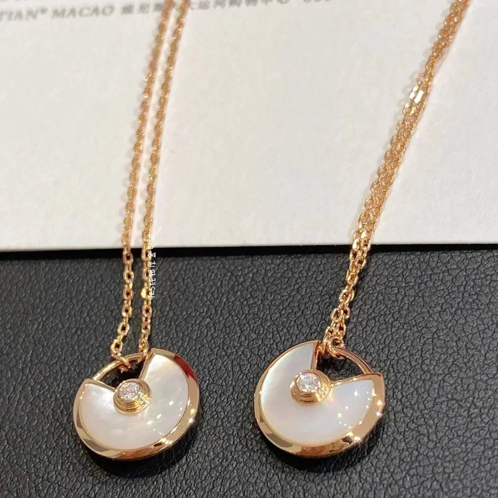 [Imperial] AMULETTE ROSE GOLD MOP NECKLACE