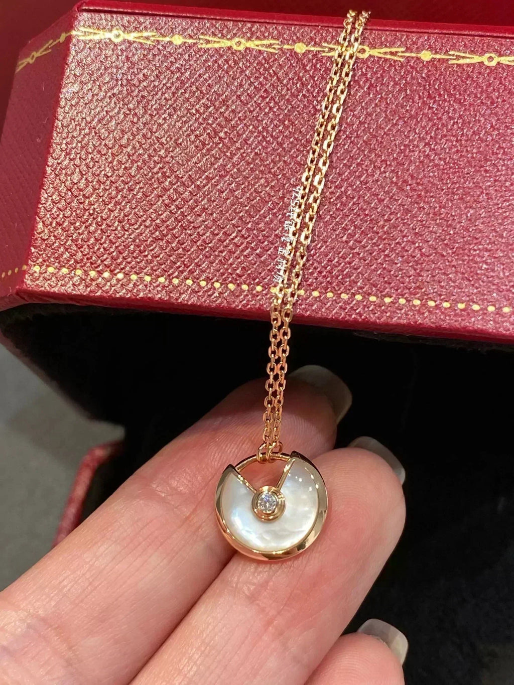 [Imperial] AMULETTE ROSE GOLD MOP NECKLACE