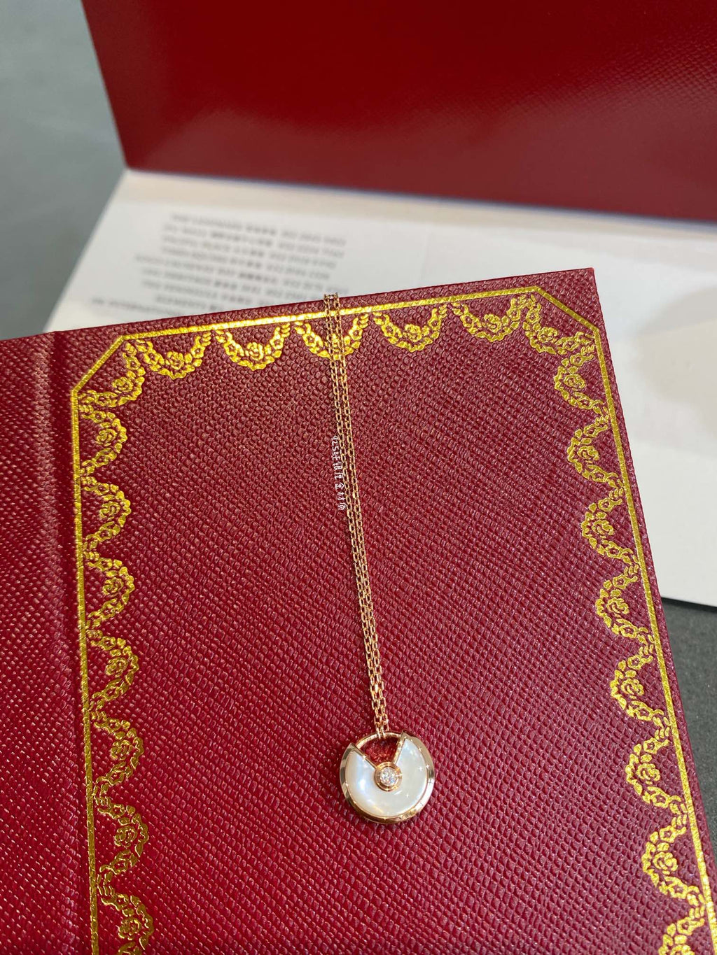[Imperial] AMULETTE ROSE GOLD MOP NECKLACE