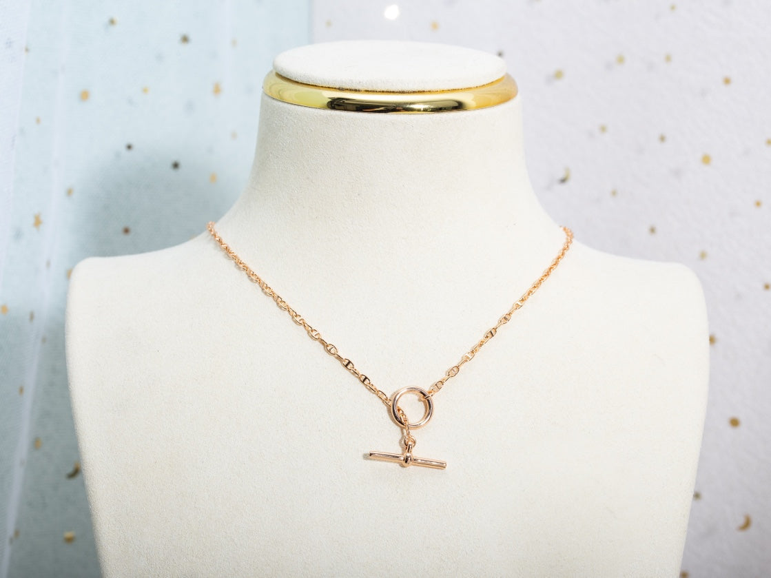 [Imperial] ECHAPPEE NECKLACE PINK GOLD