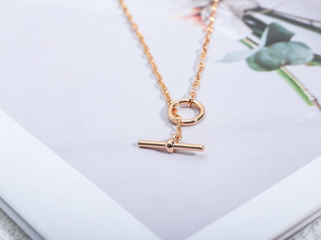 [Imperial] ECHAPPEE NECKLACE PINK GOLD