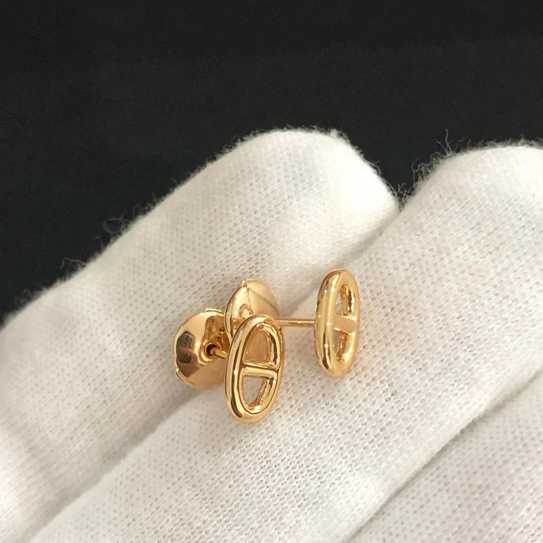 [Imperial] CHAINE SMALL EARRINGS GOLD AND SILVER