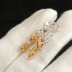 [Imperial] CHAINE SMALL EARRINGS GOLD AND SILVER