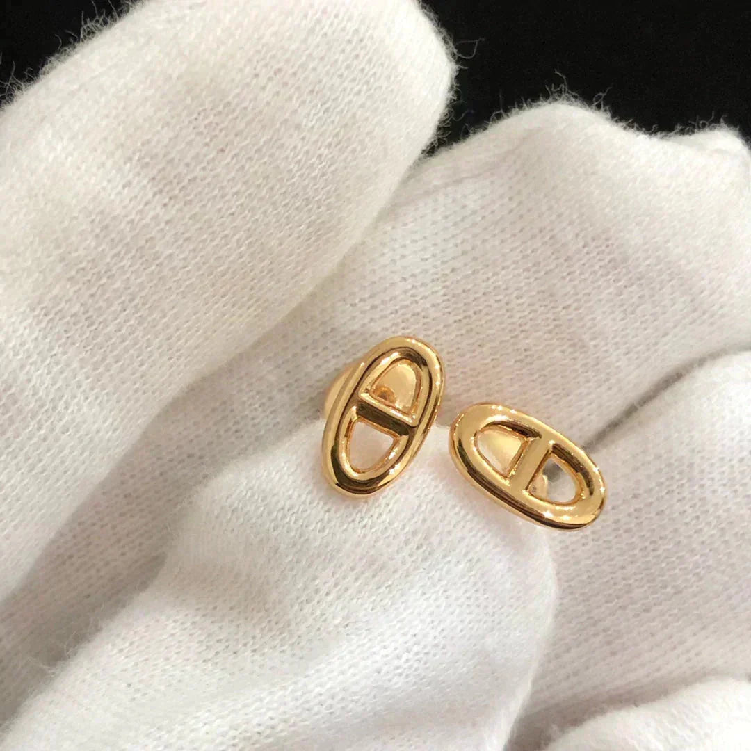 [Imperial] CHAINE SMALL EARRINGS GOLD AND SILVER