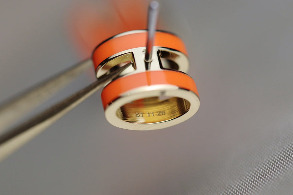 [Imperial] MINI POP H EARRINGS ORANGE
