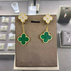 [Imperial] CLOVER  2 MOTIFS  DIAMOND  EARRINGS (MULTIPLE CHOICESç´