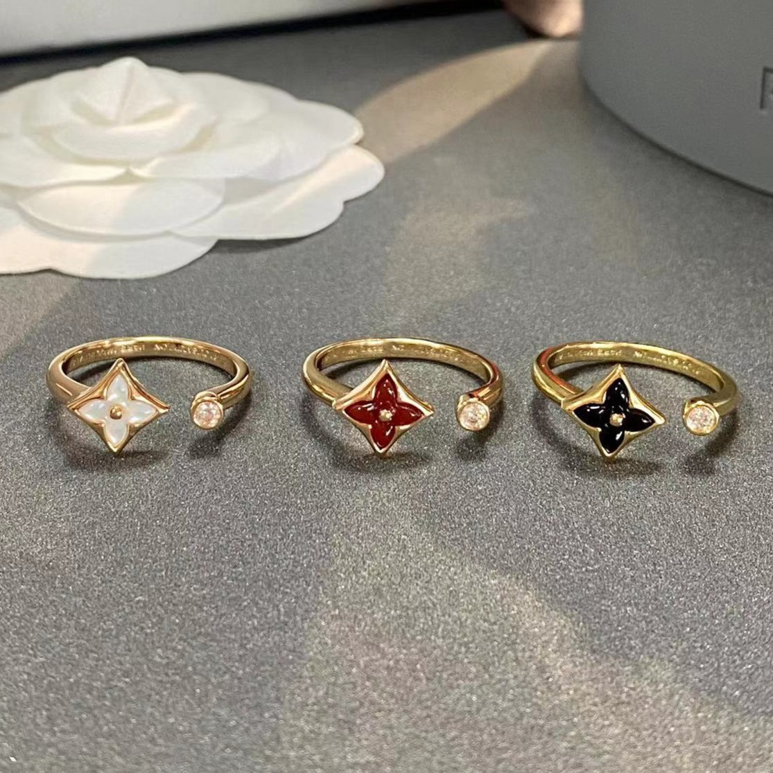 [Imperial] STAR 1 DIAMOND OPEN RING