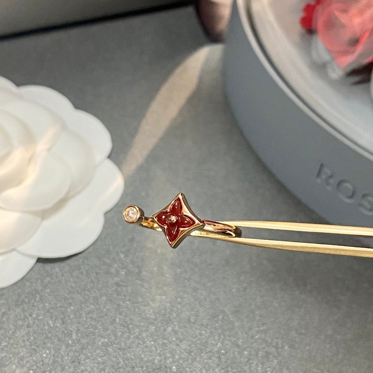 [Imperial] STAR 1 DIAMOND OPEN RING