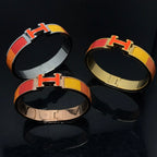 [Imperial] H BRACELET ORANGE RAINBOW CERAMIC