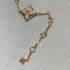 [Imperial] STAR AND SUN 4 MOTIFS GOLD DIAMONDS BRACELET