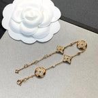 [Imperial] STAR AND SUN 4 MOTIFS GOLD DIAMONDS BRACELET
