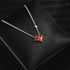 [Imperial] STAR NECKLACE PINK GOLD 1 DIAMOND