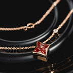 [Imperial] STAR NECKLACE PINK GOLD 1 DIAMOND