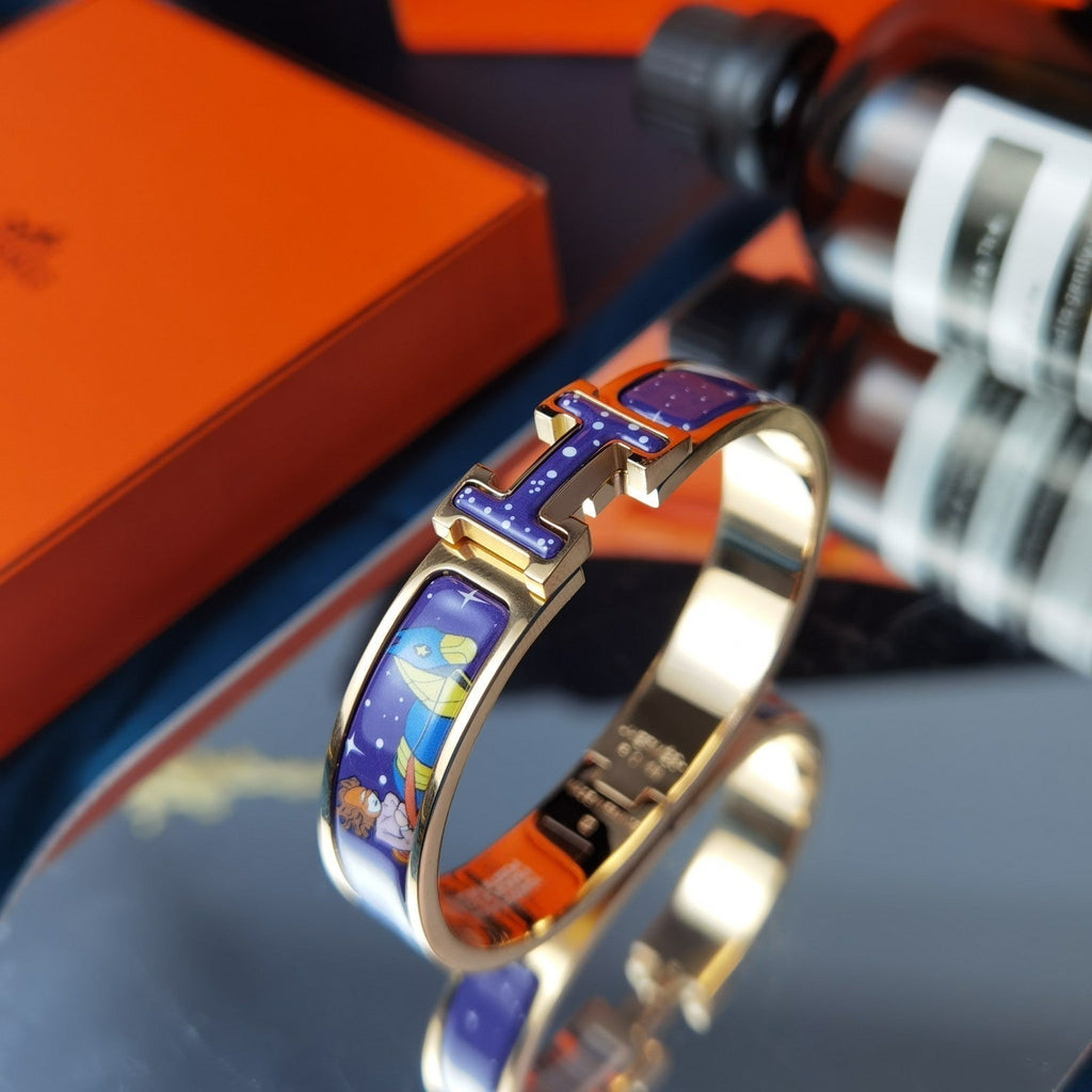 [Imperial] H STAR AND MOON BRACELET 12MM